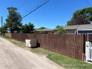 Fence and Deck Staining Project in Scottsbluff